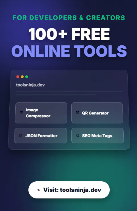 ToolsNinja - 100+ free online tools gallery image