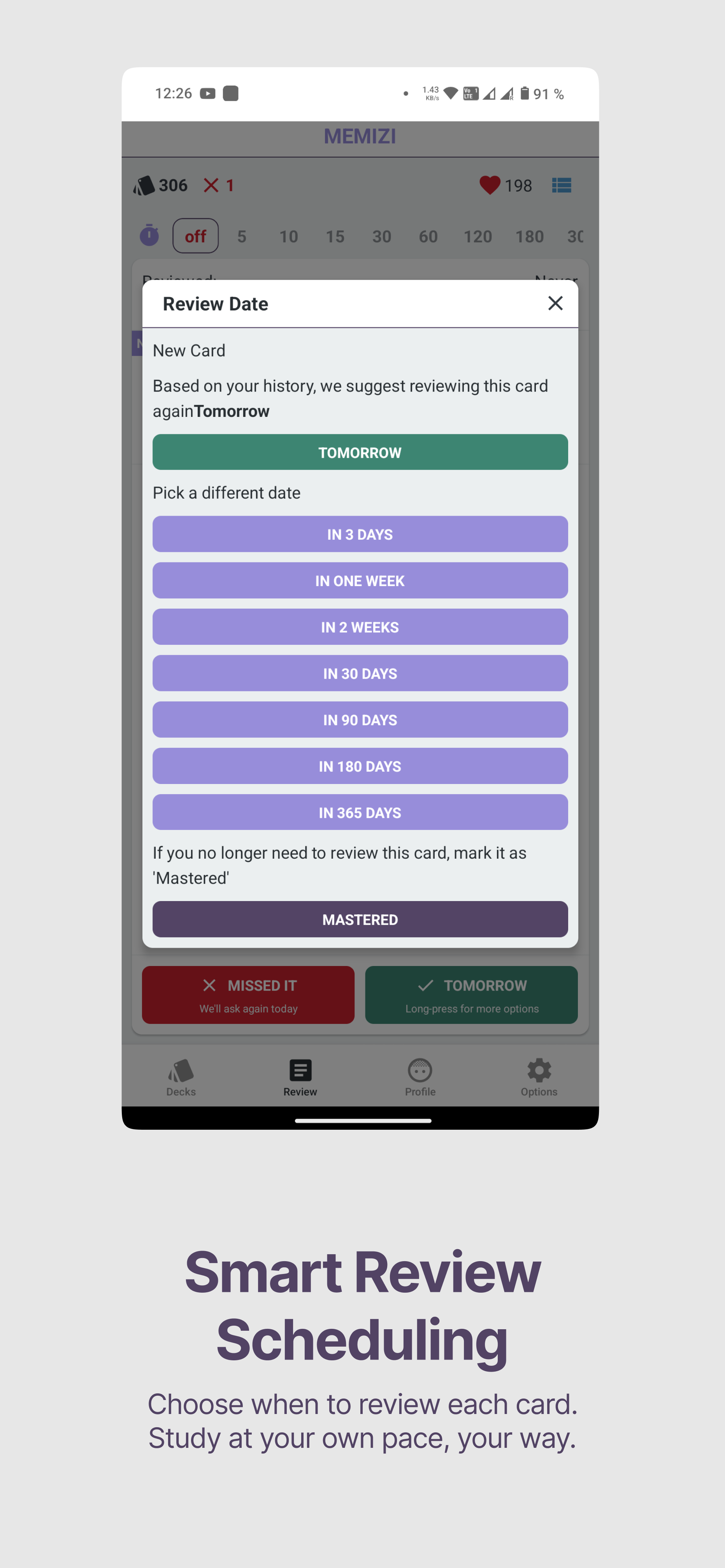 Memizi - Smart flashcards with voice, images, and spaced repetition media 8