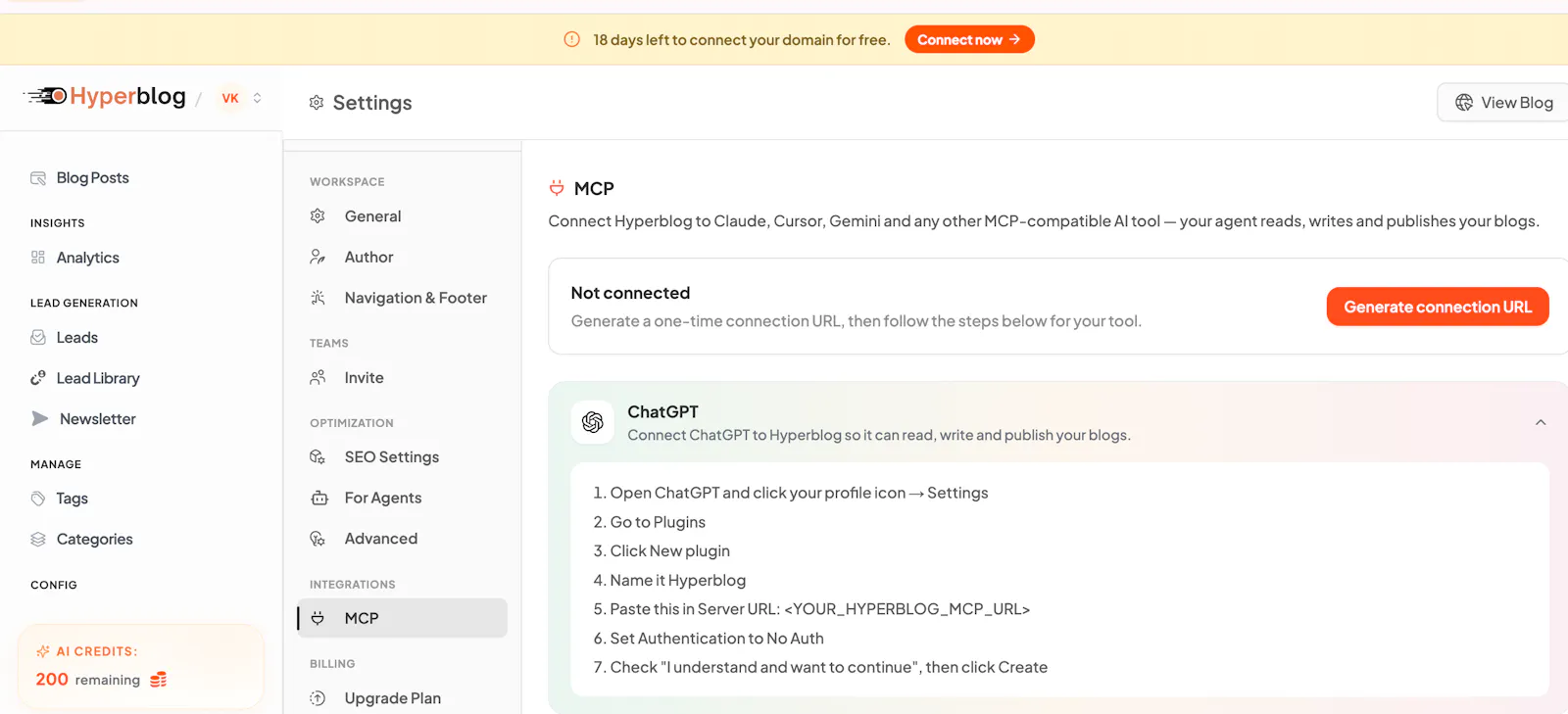Hyperblog screenshot 1