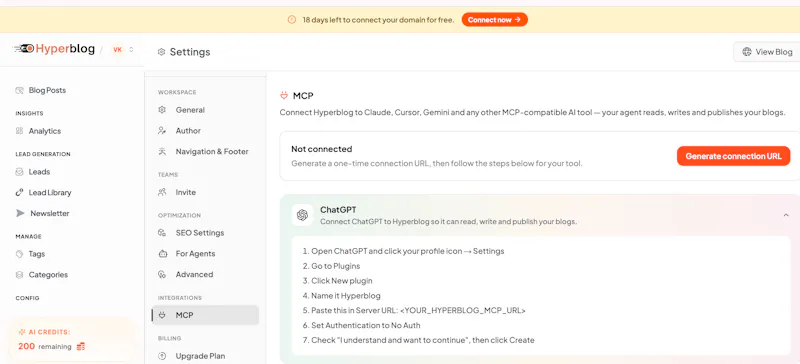 Hyperblog screenshot 1
