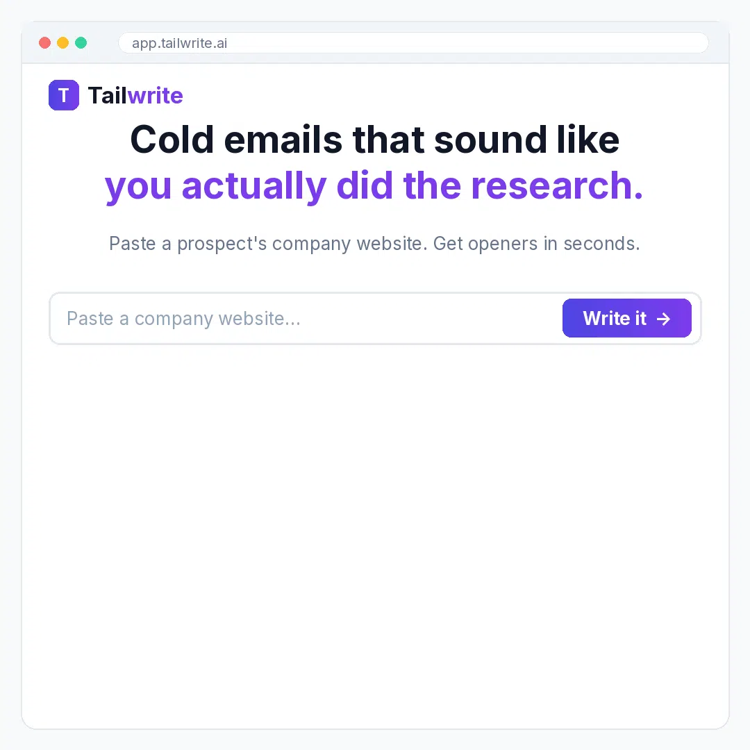 Tailwrite logo