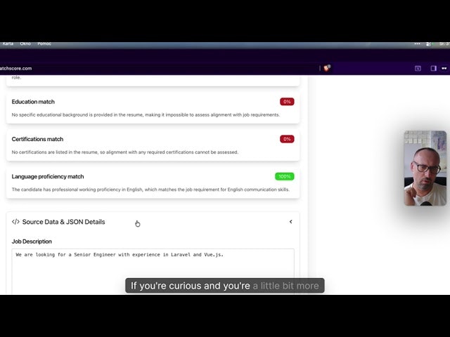Resume vs Job Match Score gallery image