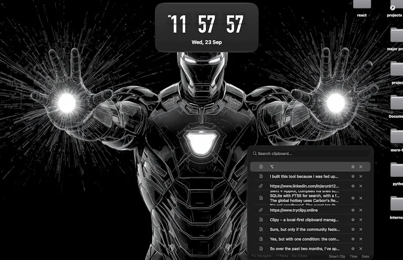 Clipy screenshot 2