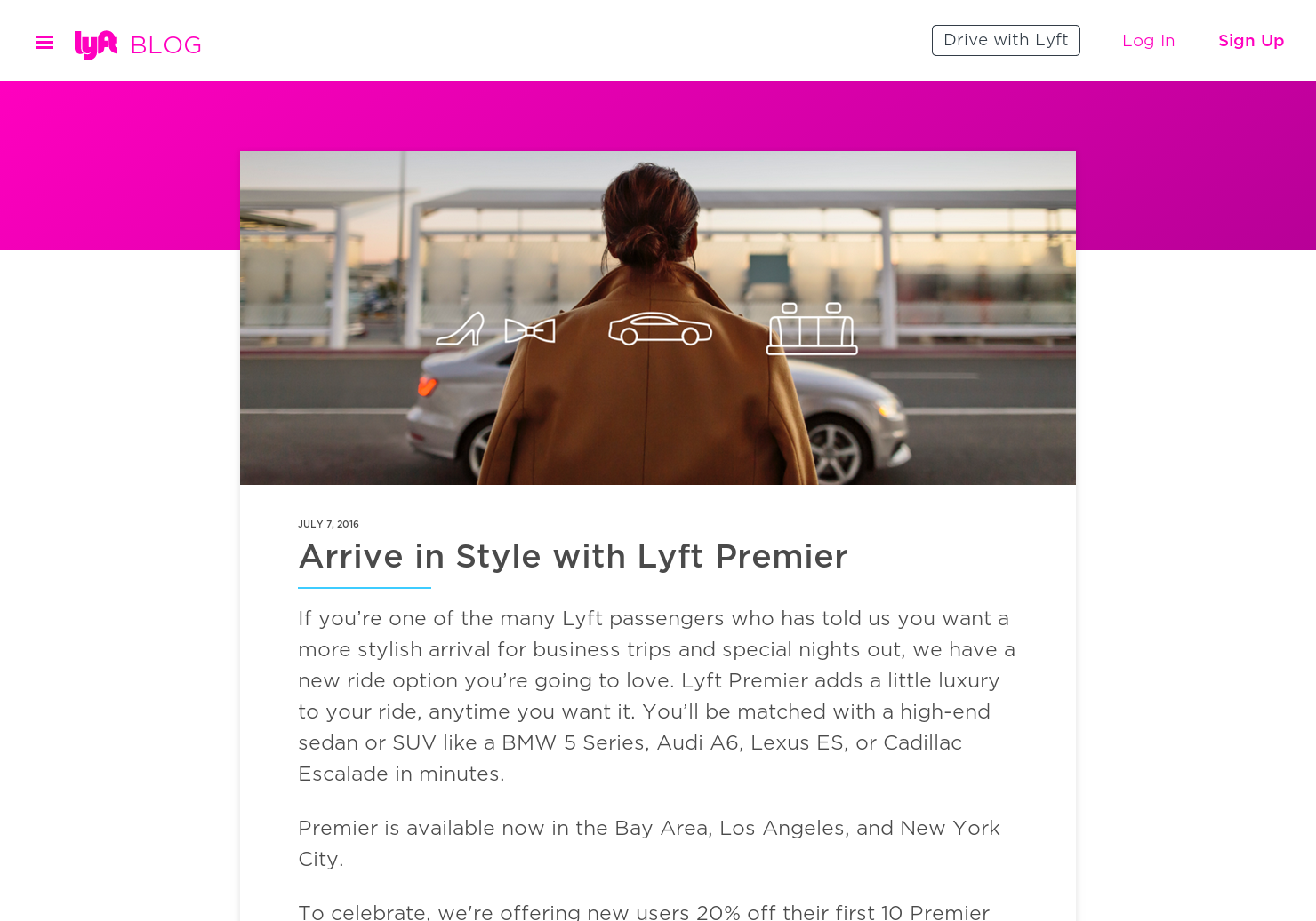 Lyft Premier