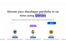 GitFolio media 2