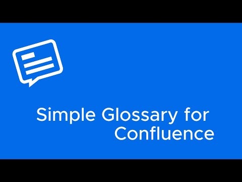 Simple Glossary for Confluence gallery image