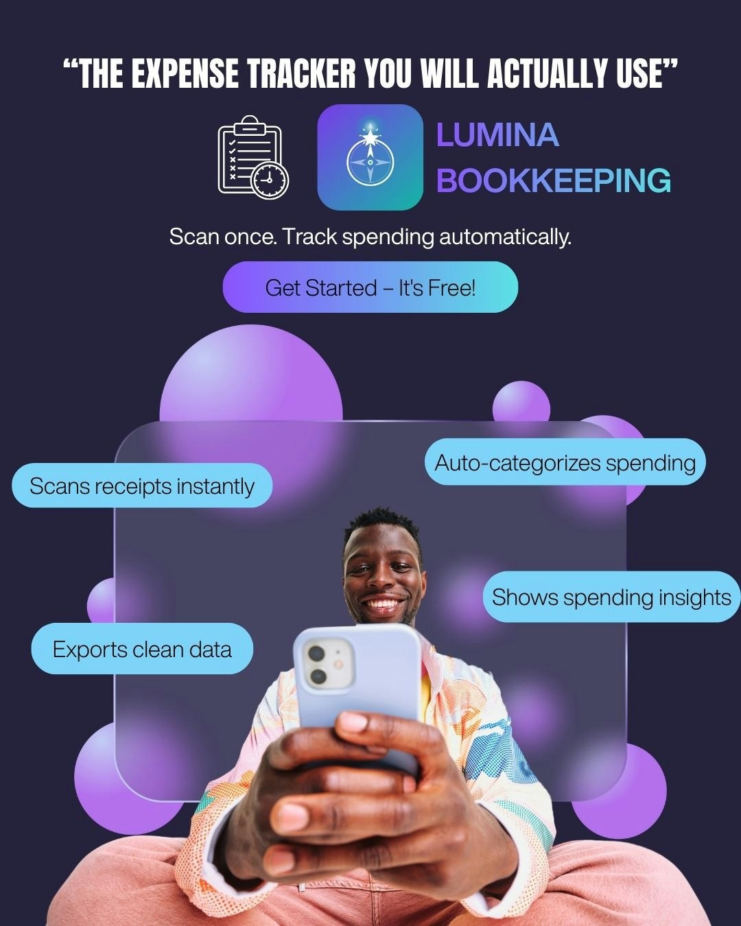 Lumina Bookkeeping - Screenshot 4 showing product features and functionality
