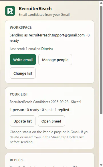 RecruiterReach gallery image