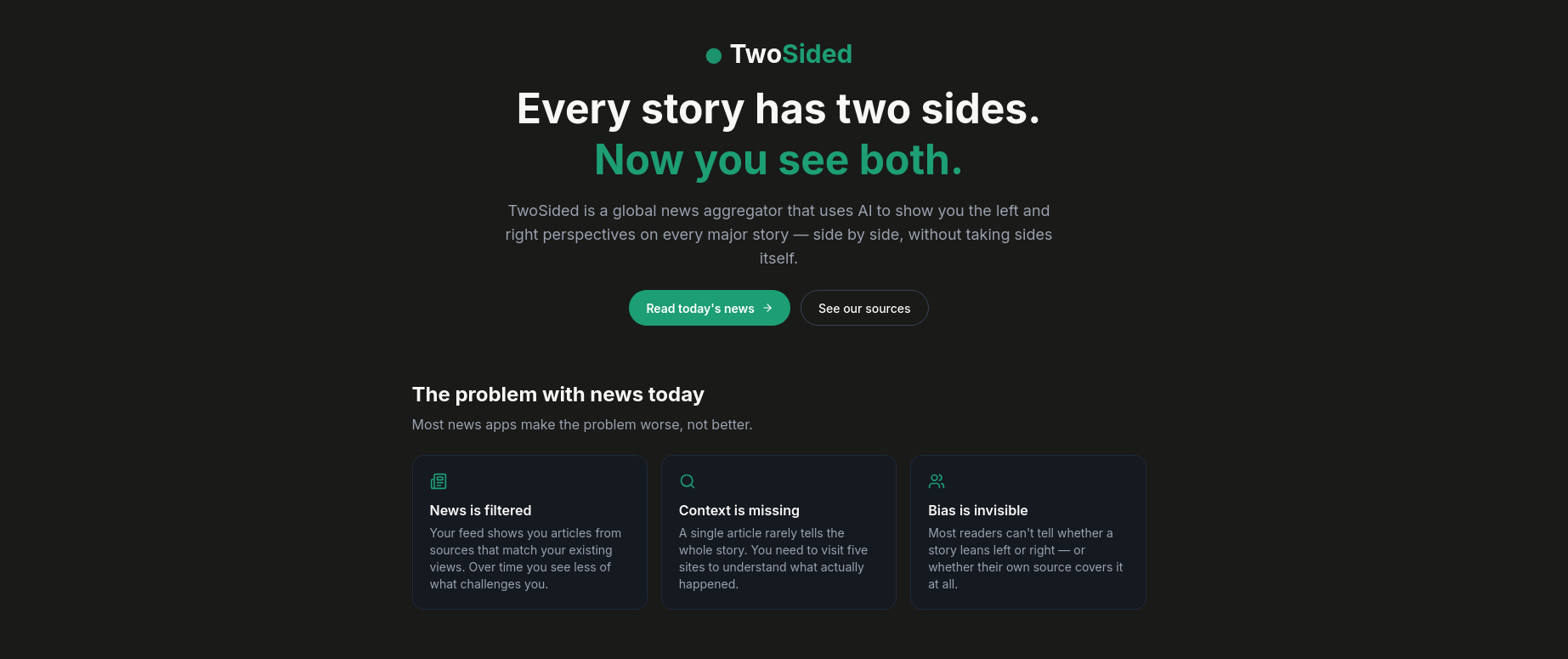 TwoSided.news gallery image