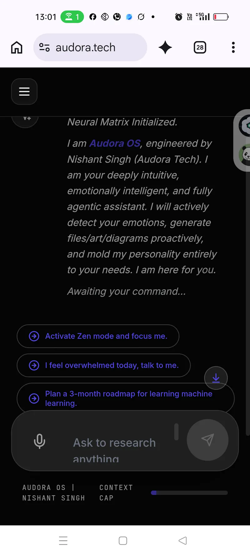 Audora OS screenshot 3