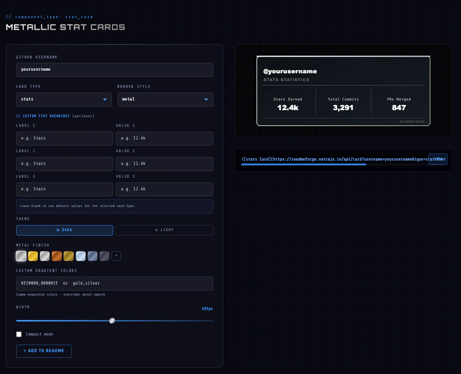ReadmeForge screenshot 3