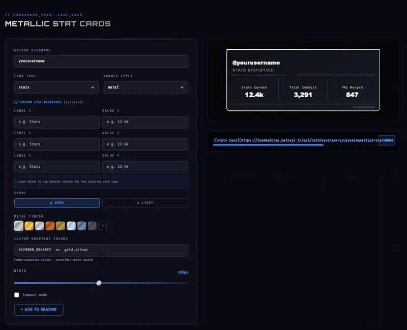 ReadmeForge screenshot 3