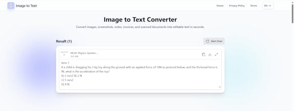 Image to Text gallery image