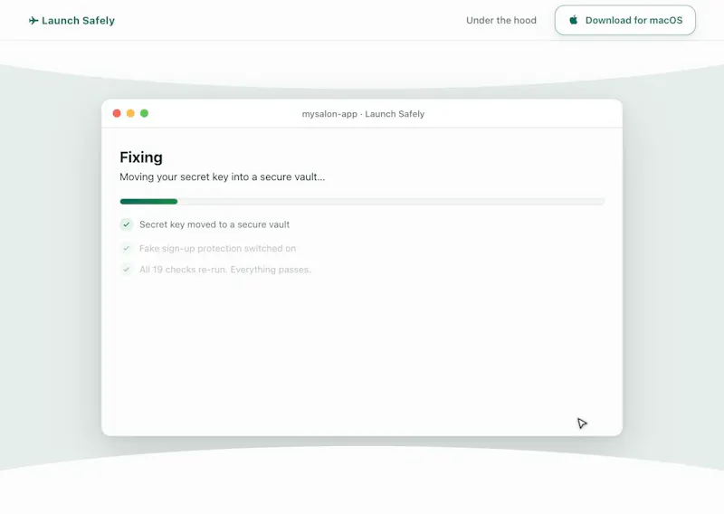 LaunchSafely.ai screenshot 3