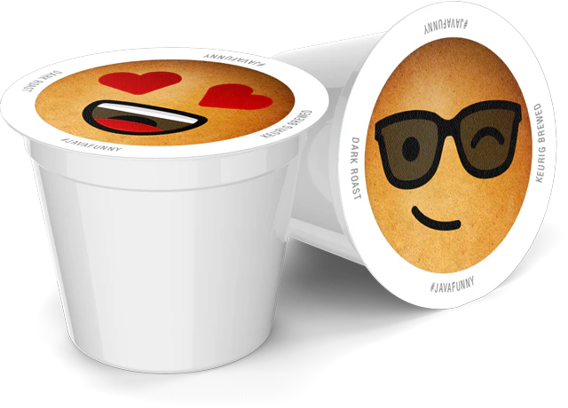 Emoji K-cups by JavaMoji™ (100% recyclable)
