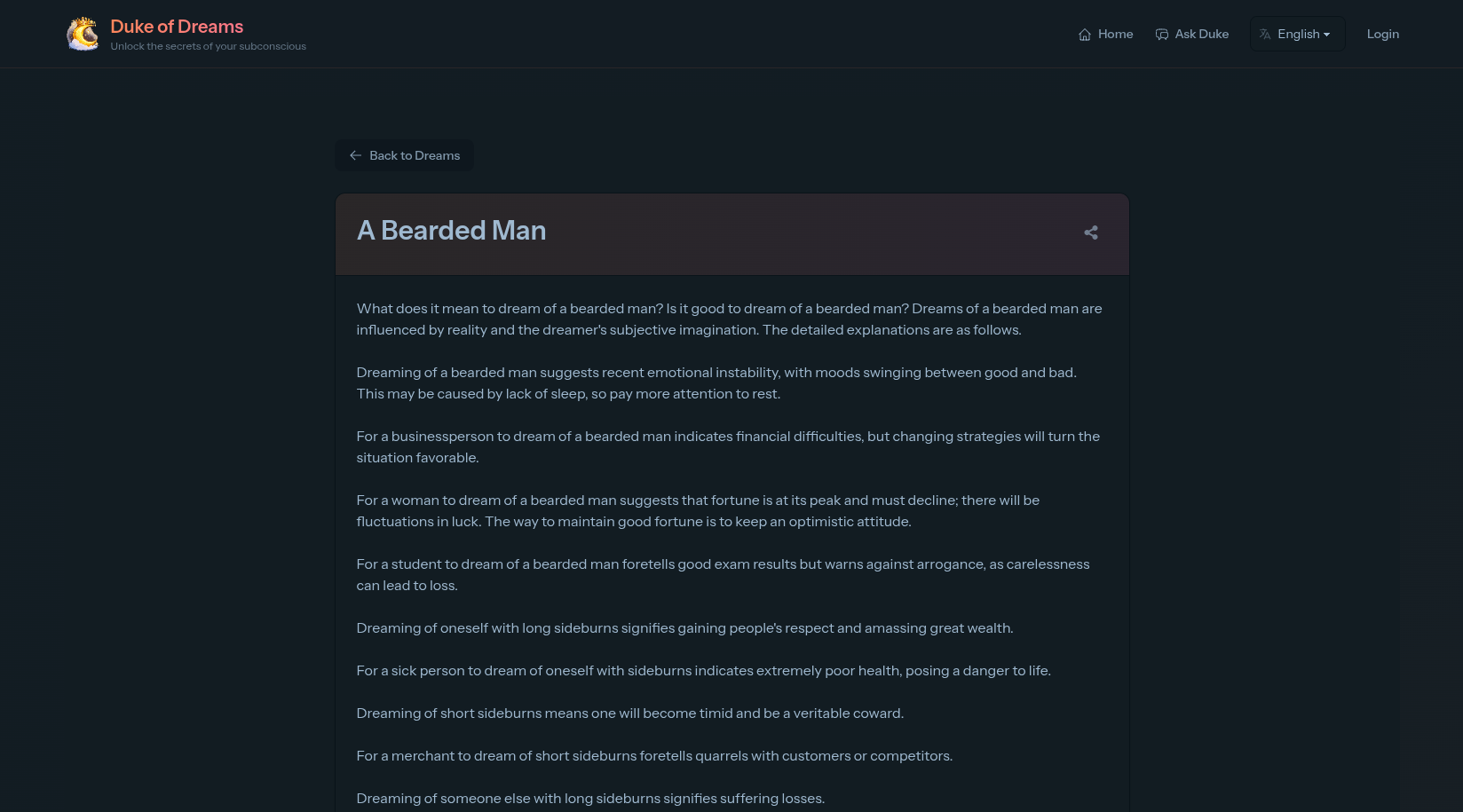 Duke of Dreams gallery image