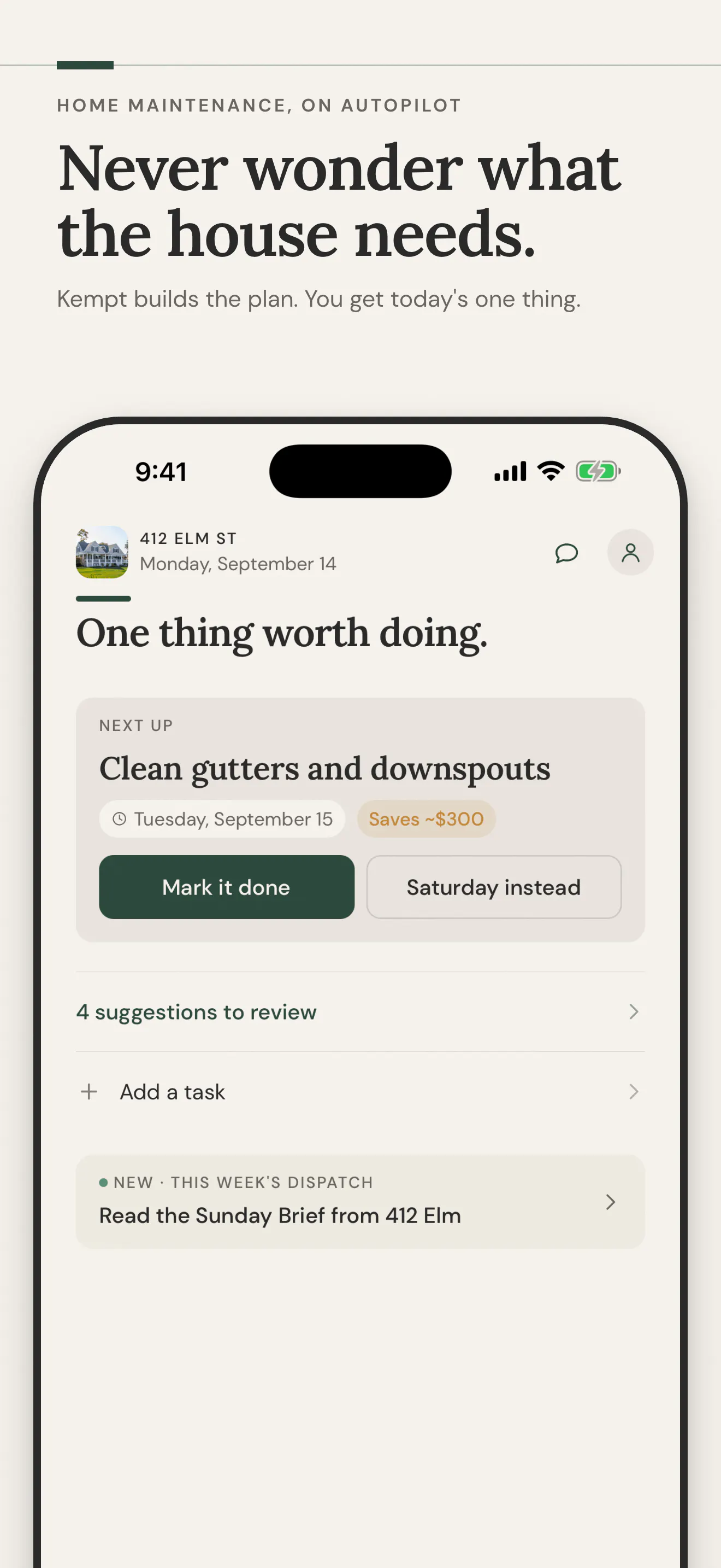 Kempt: Home Maintenance gallery image