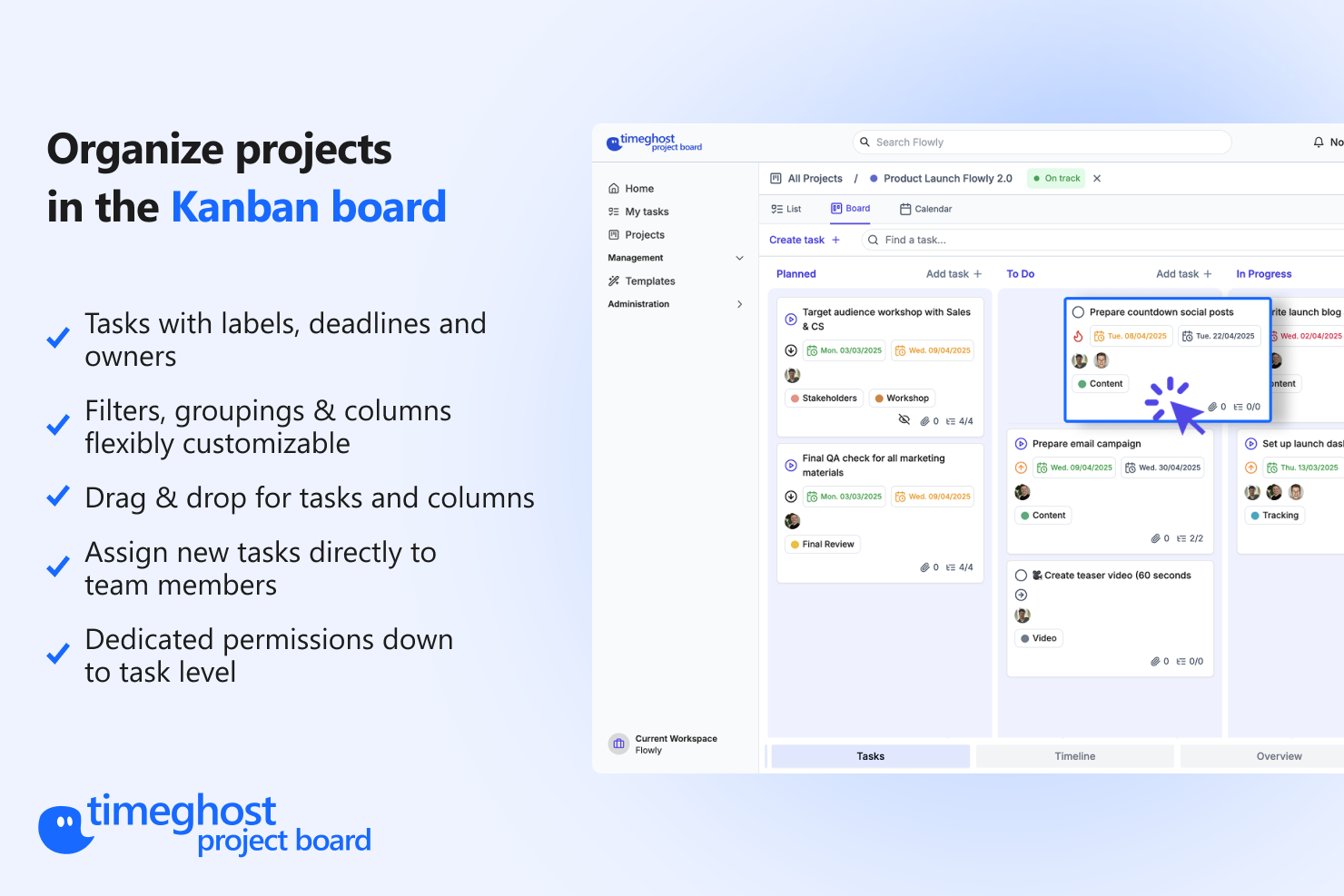 TimeGhost项目委员会 - 在Microsoft团队中管理您的项目媒体3