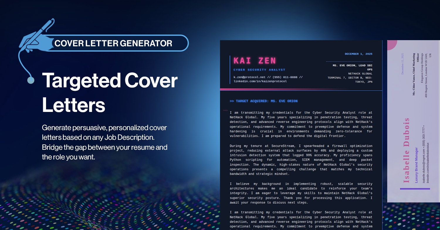 Plotresume gallery image