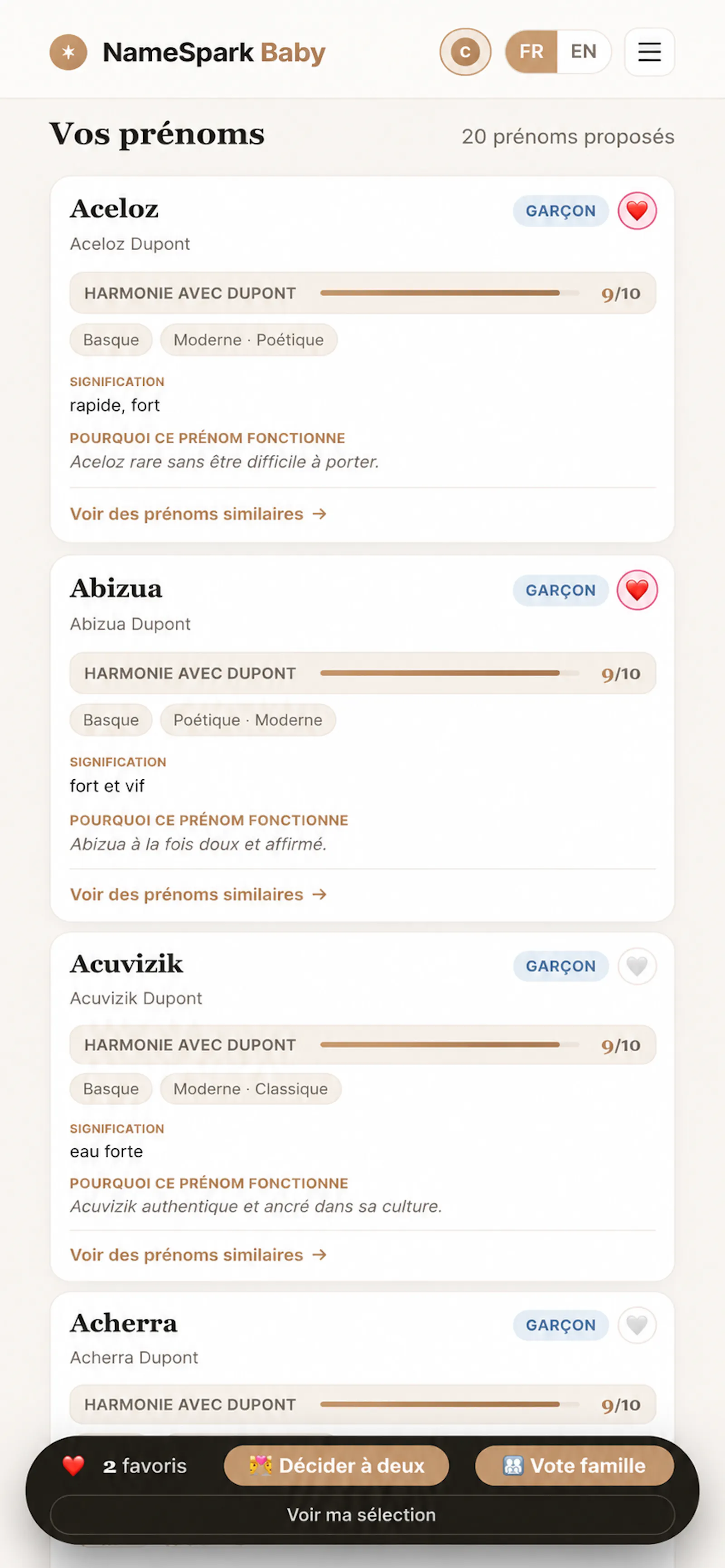 NameSpark Baby screenshot 3