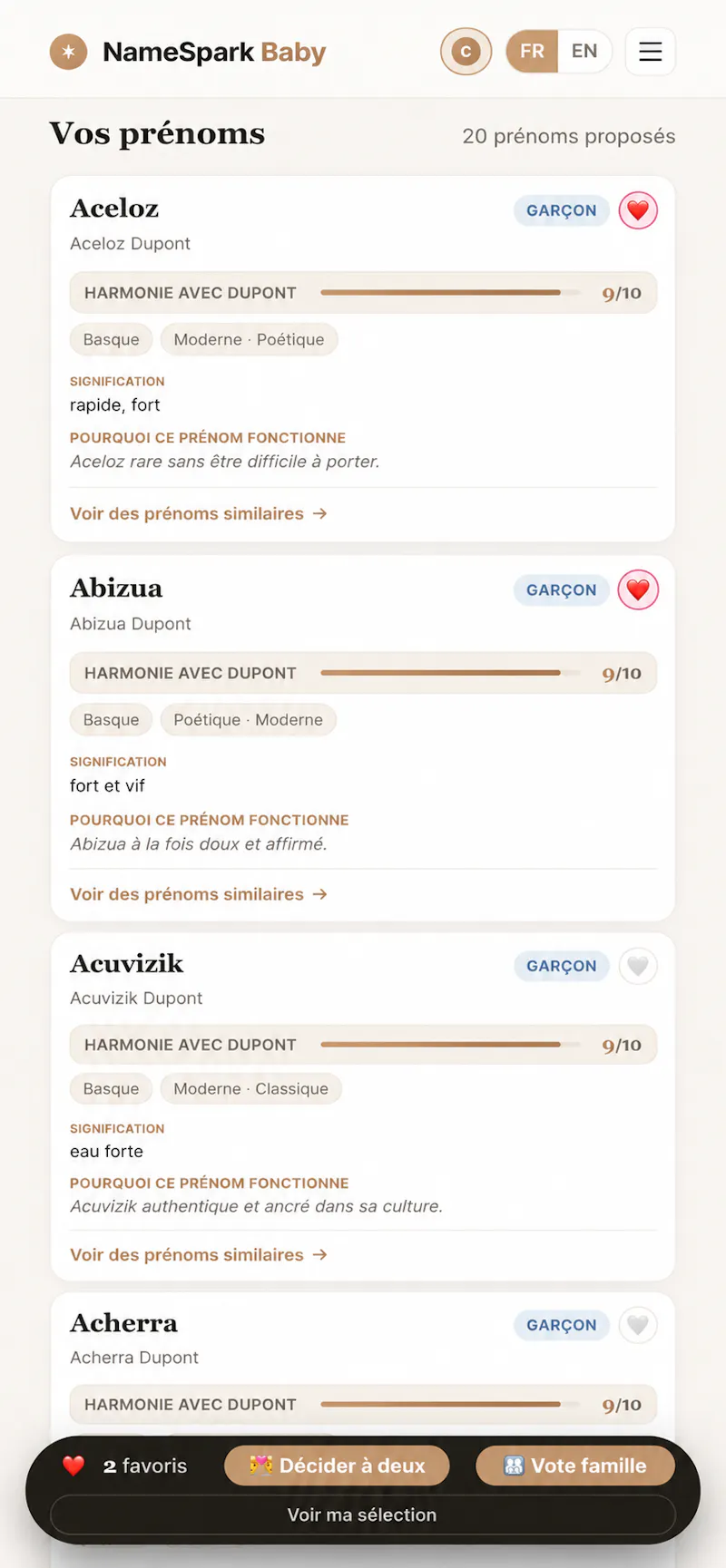 NameSpark Baby screenshot 3
