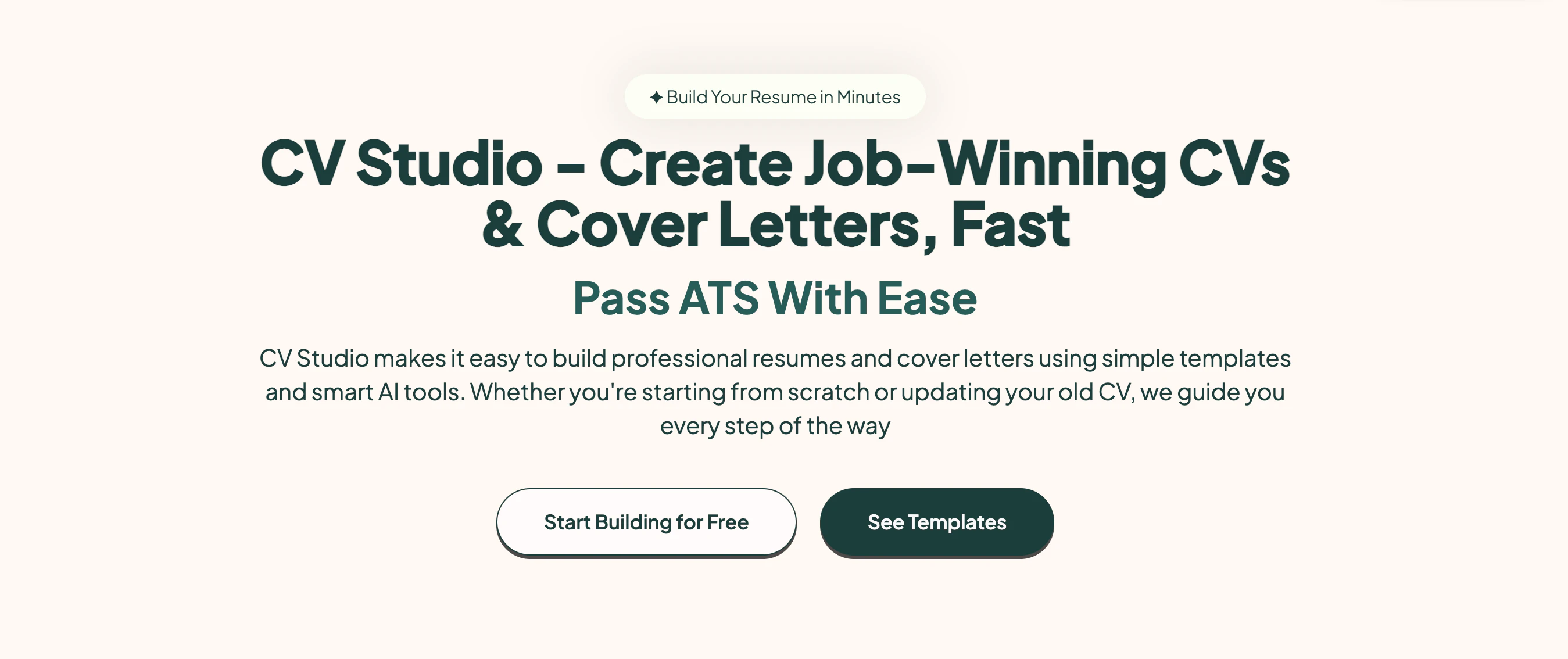 CV Studio screenshot 1