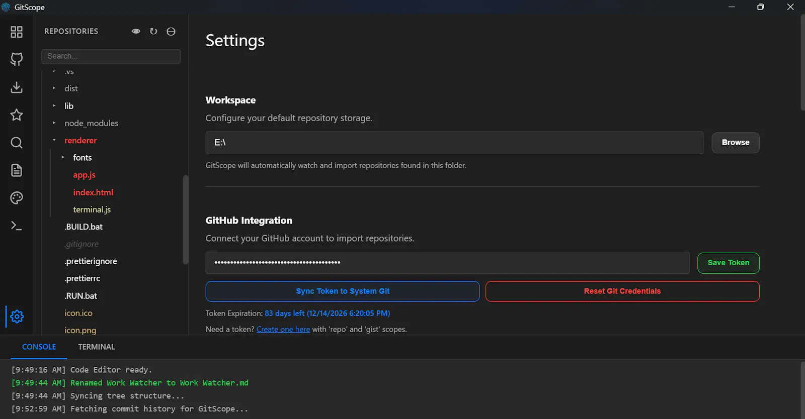 GitScope for Windows screenshot 5