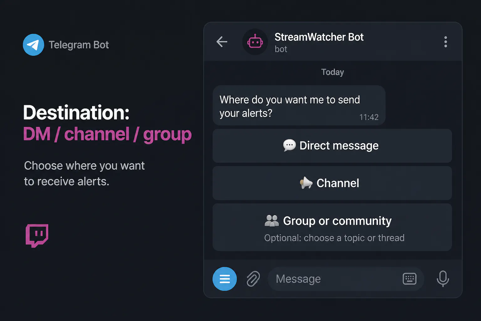 Twitch2Telegram gallery image