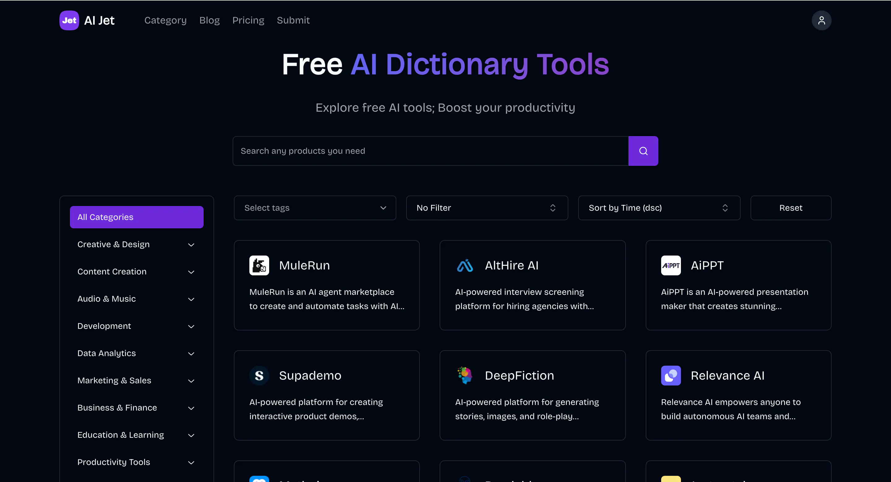 AI tools for application gallery image