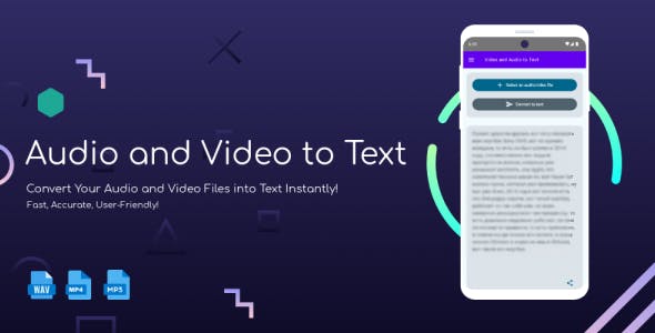 Video and Audio to Text media 1