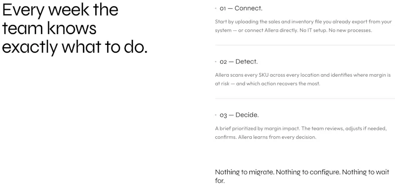 Allera screenshot 1