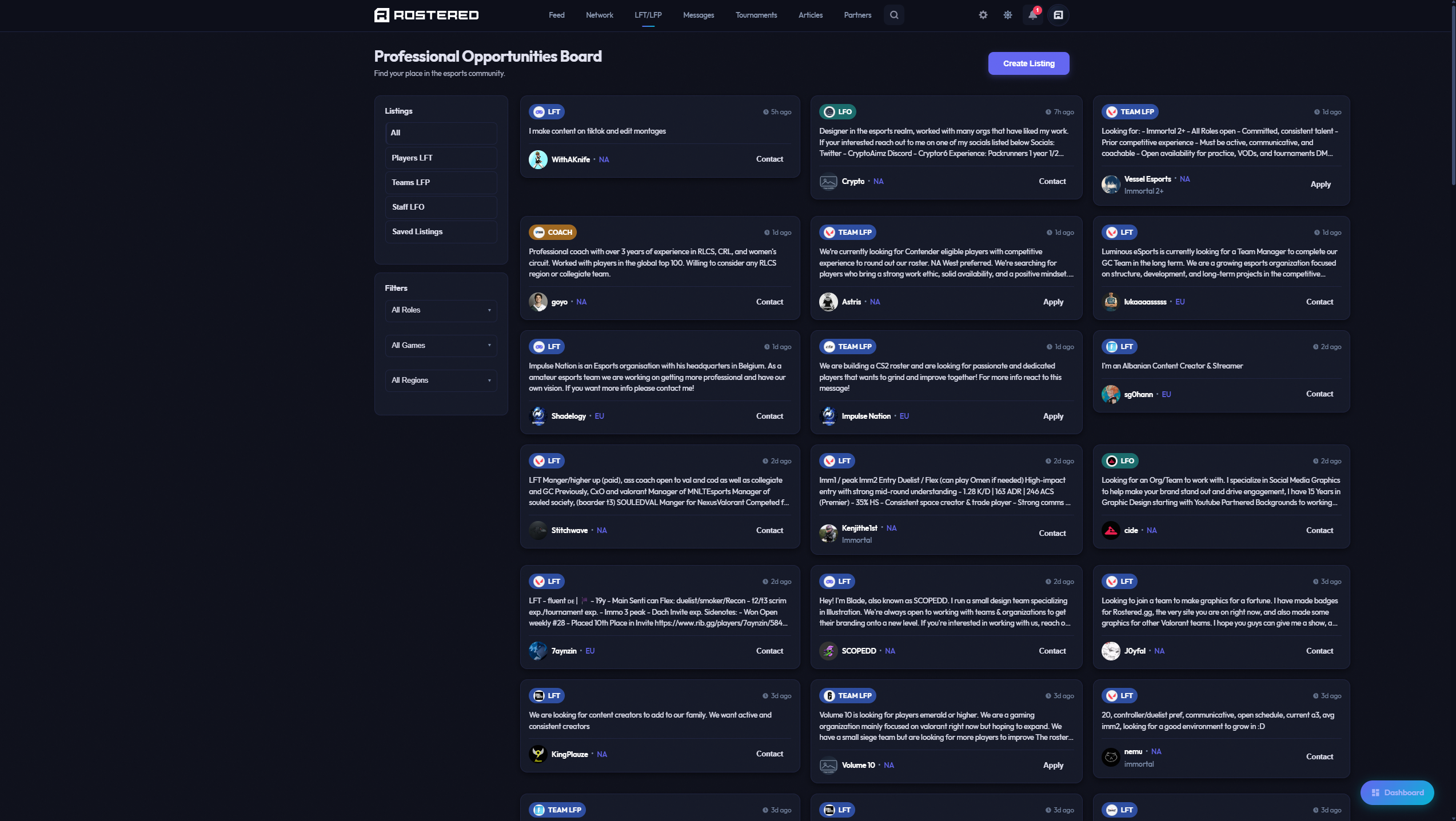 Rostered.gg gallery image