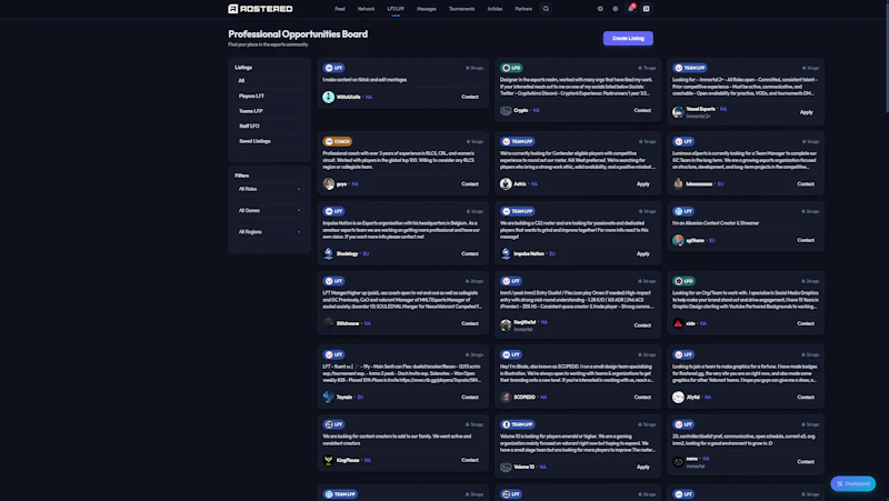 Rostered.gg screenshot 5