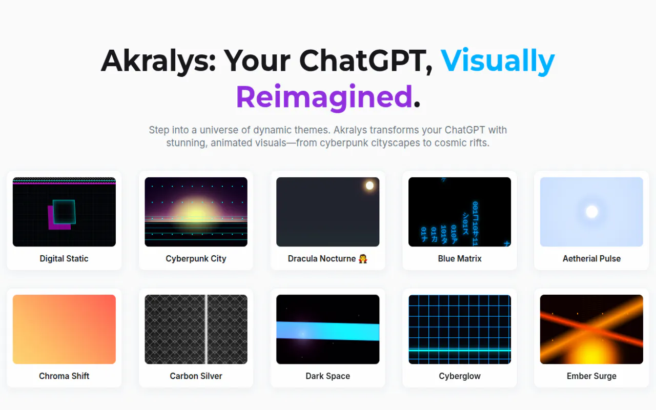 Change ChatGPT Background, Custom Themes gallery image