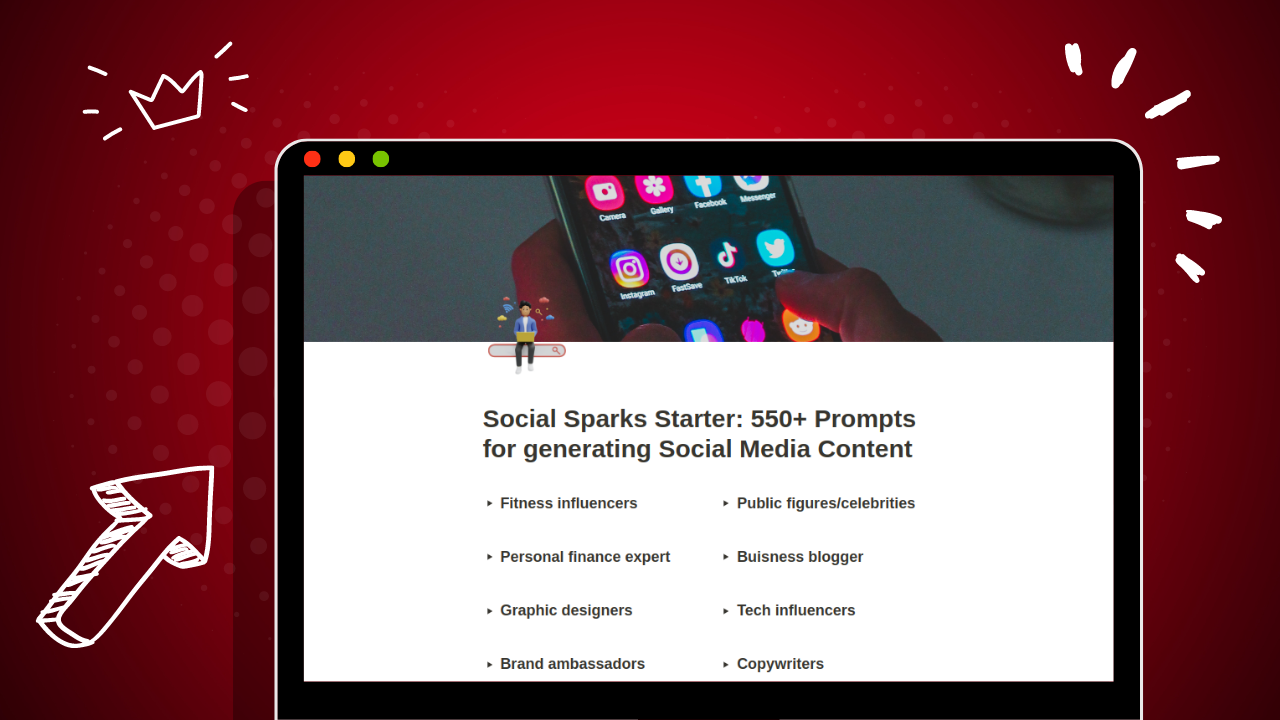 1400+ GPT-4 Prompts for Social Media media 3