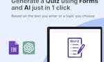 GPT Quiz Maker for Google Forms image