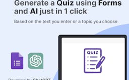 GPT Quiz Maker for Google Forms media 2