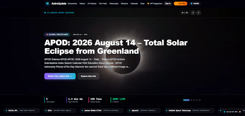 AstroUpdate screenshot 1