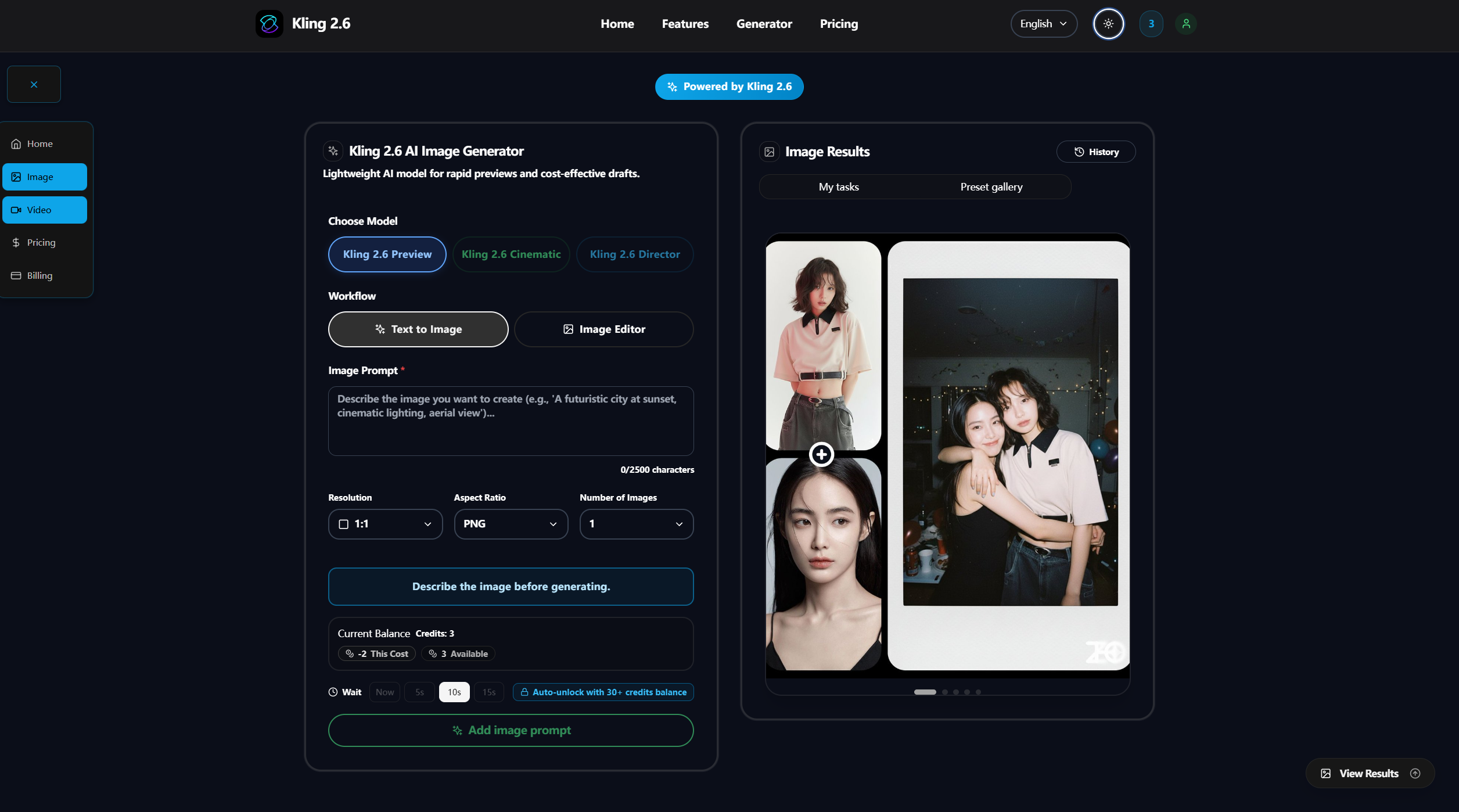 Kling 2.6 AI gallery image