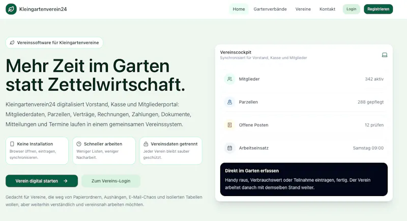 Kleingartenverein24 screenshot 1