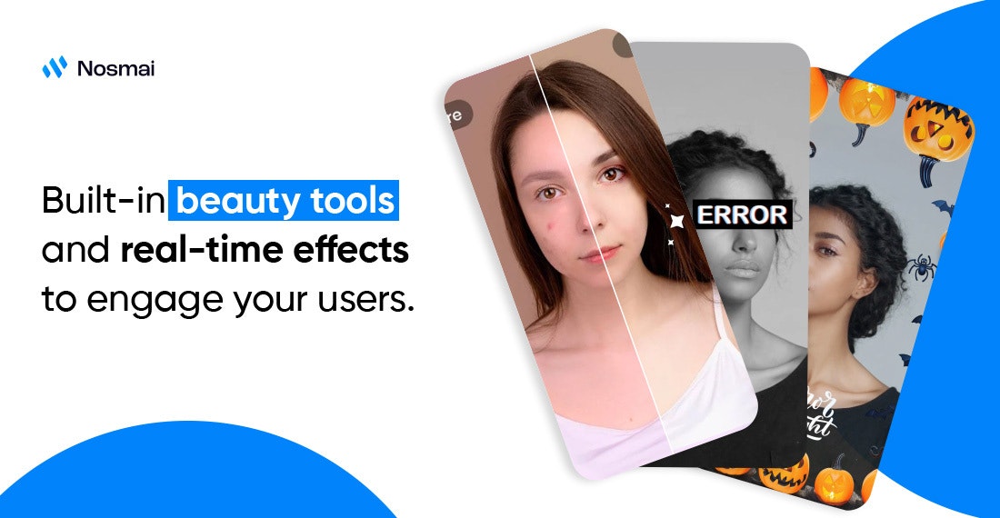 Nosmai-Tiktok ve Snapchat tarzı filtreler - Filtreler, Efektler ve Güzellik Araçları ile Kamera SDK medya 3