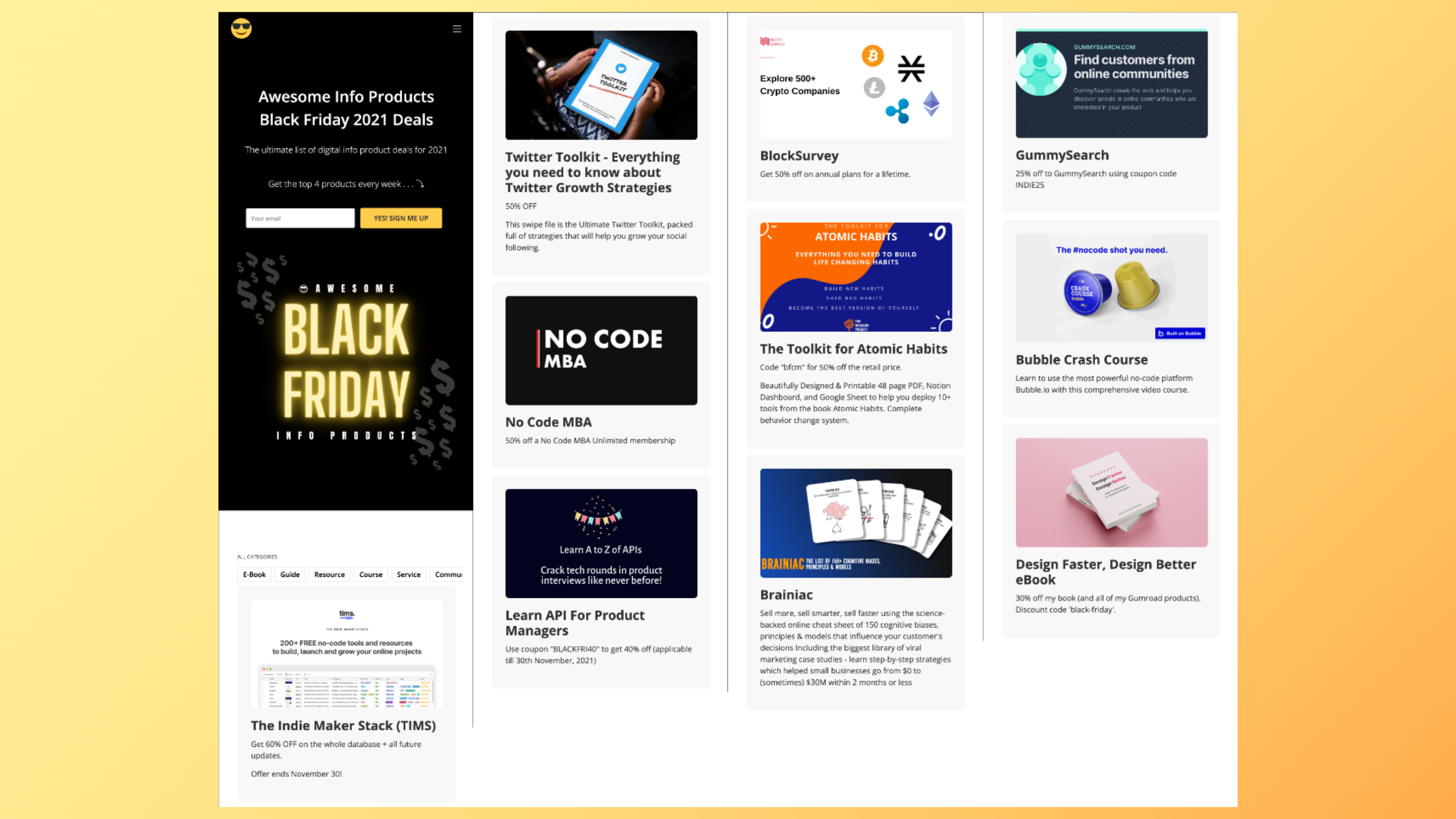  Awesome Black Friday Info Product Deals gallery image