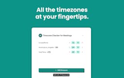Timezone Checker for Meetings media 1