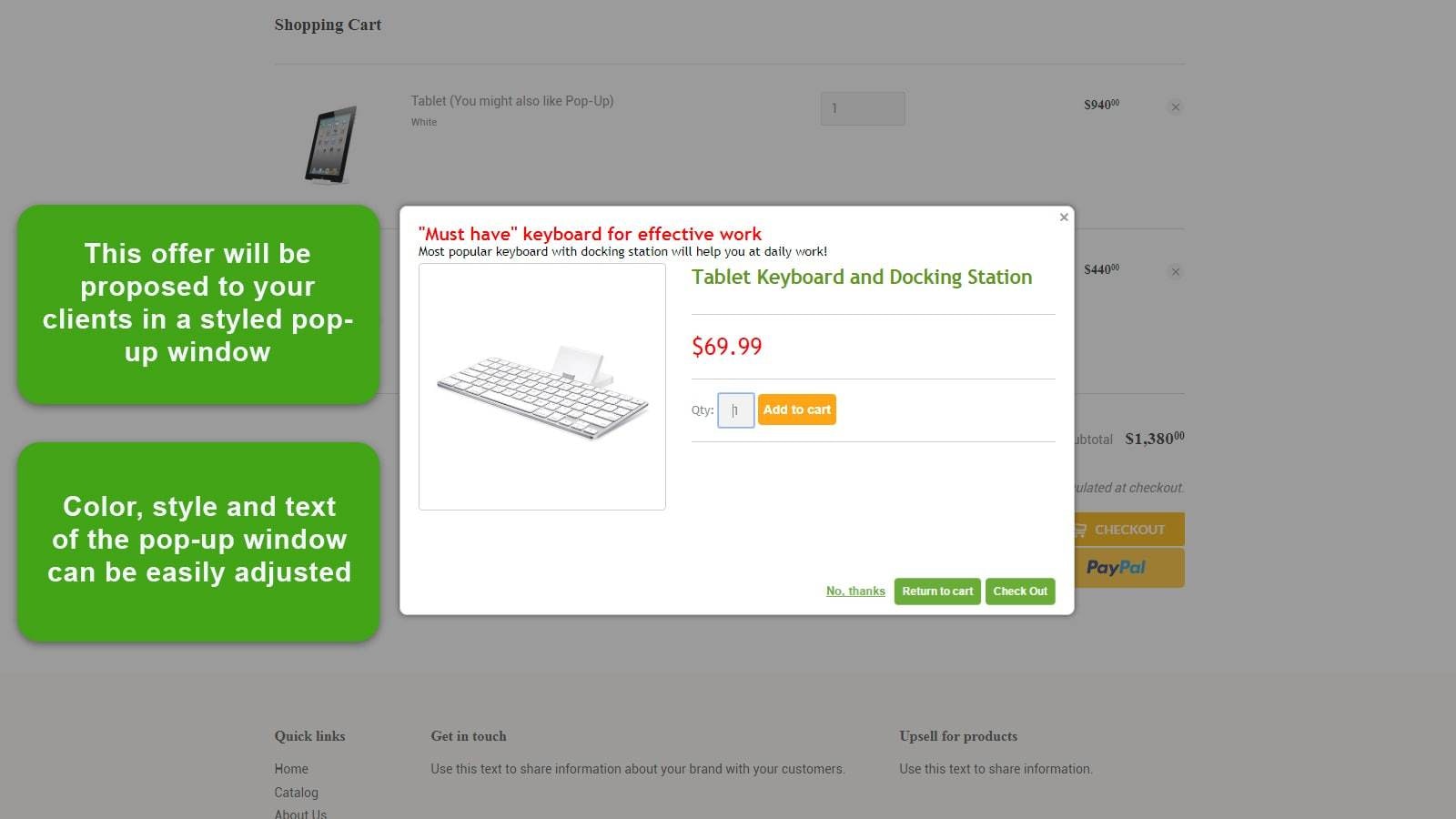 Upsell for Products gallery image