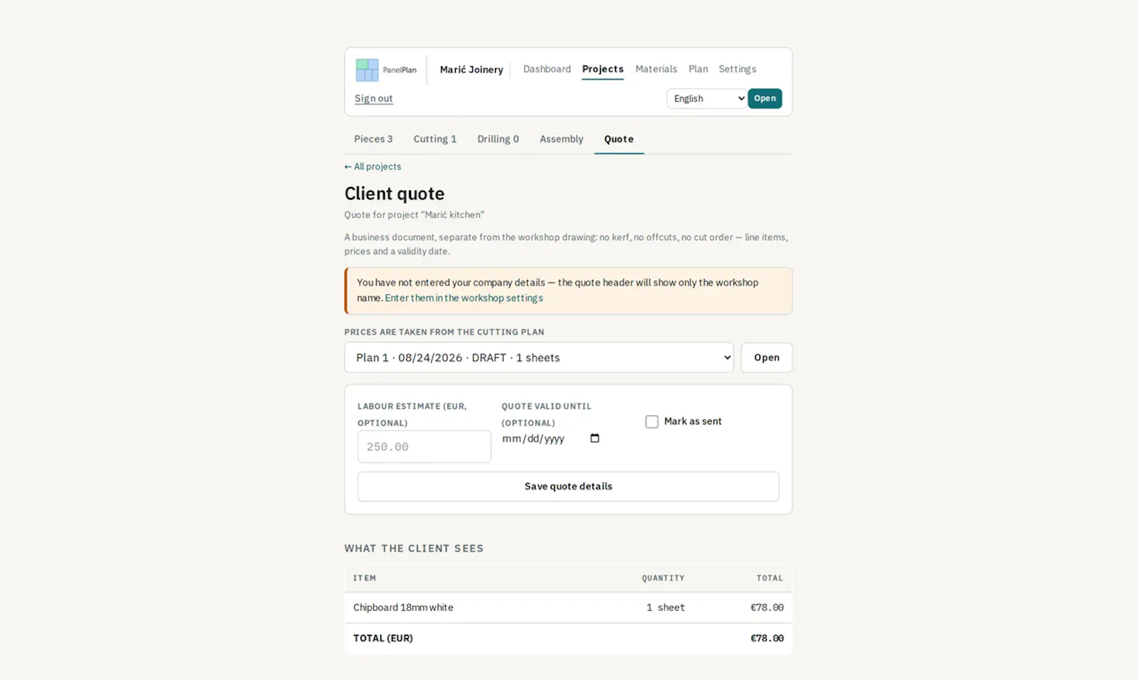 PanelPlan screenshot 10