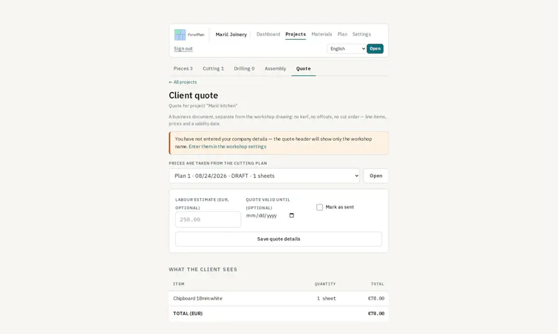 PanelPlan screenshot 10