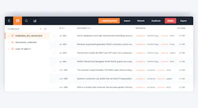 VectorLens — The Vector Database GUI gallery image