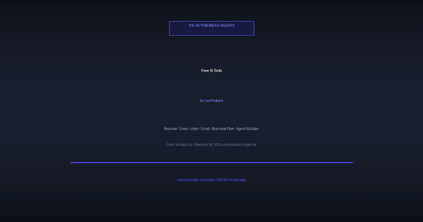 LexProtocol AI Tools screenshot 1