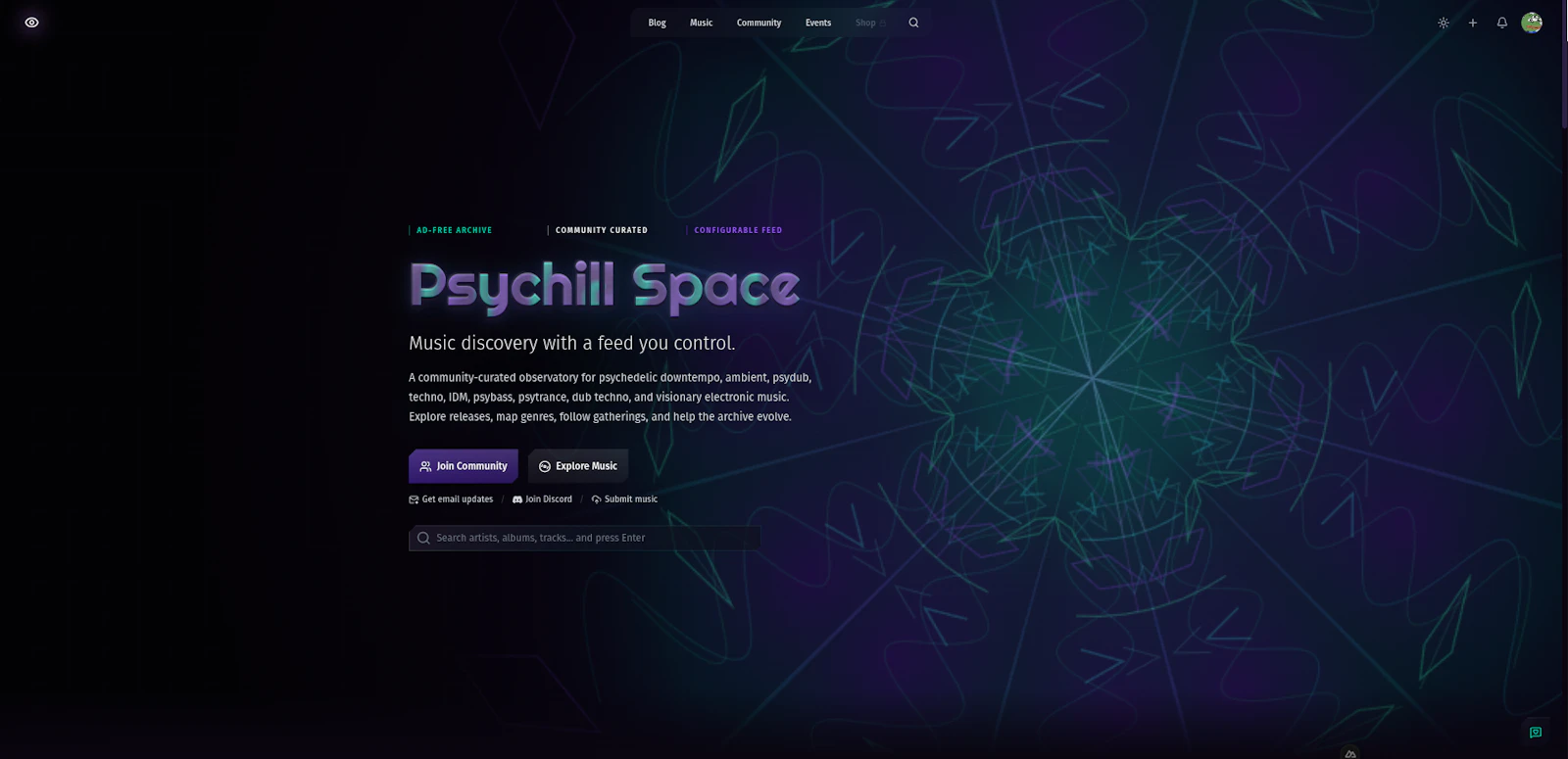 Psychill Space screenshot 1