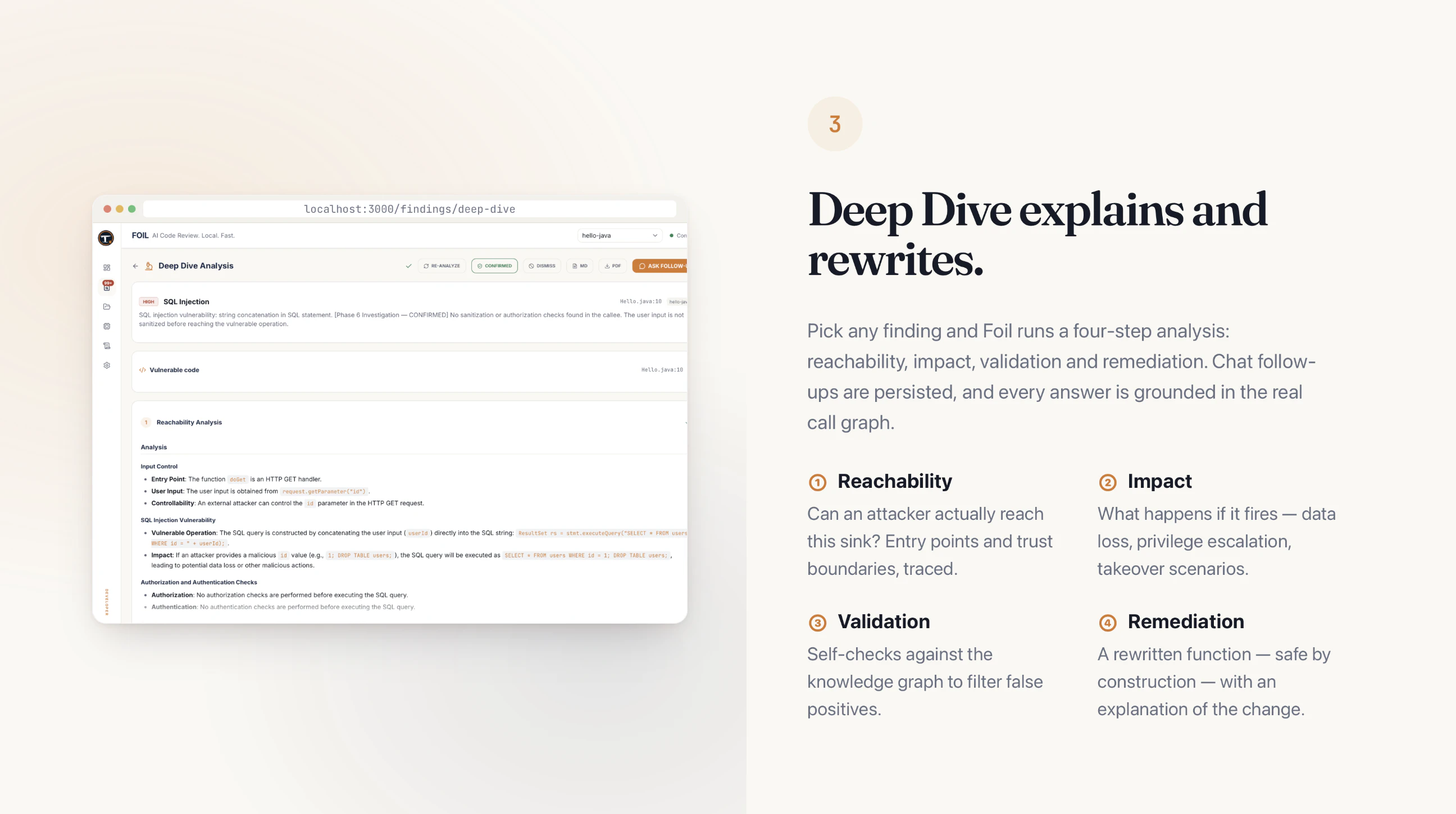 Foil AI Code Security screenshot 3